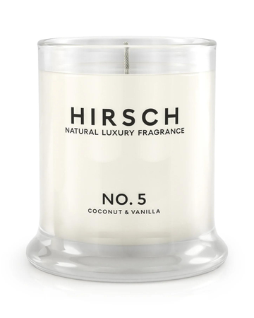 HIRSCH No. 5 Coconut & Vanilla Luxury Candle myselflingerie.com